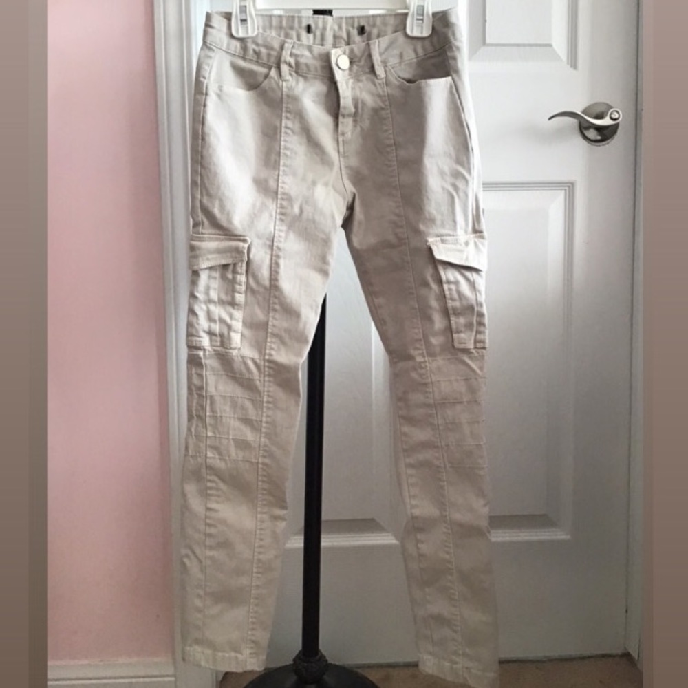 Zara skinny cargo pants